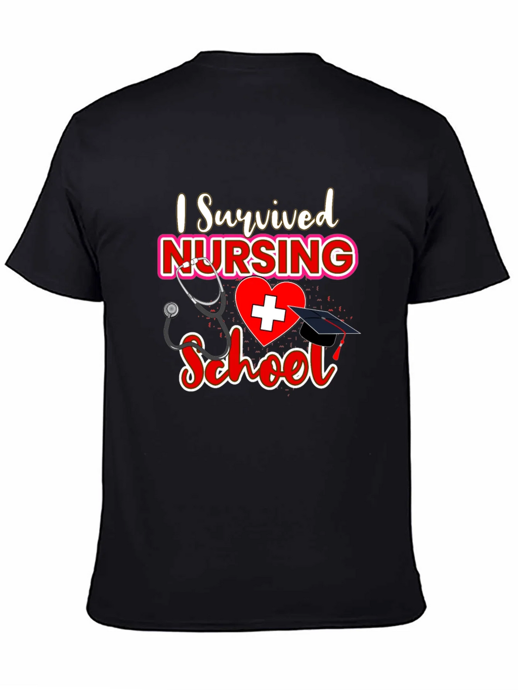 I Survived Nursing School T-Shirt product image 2