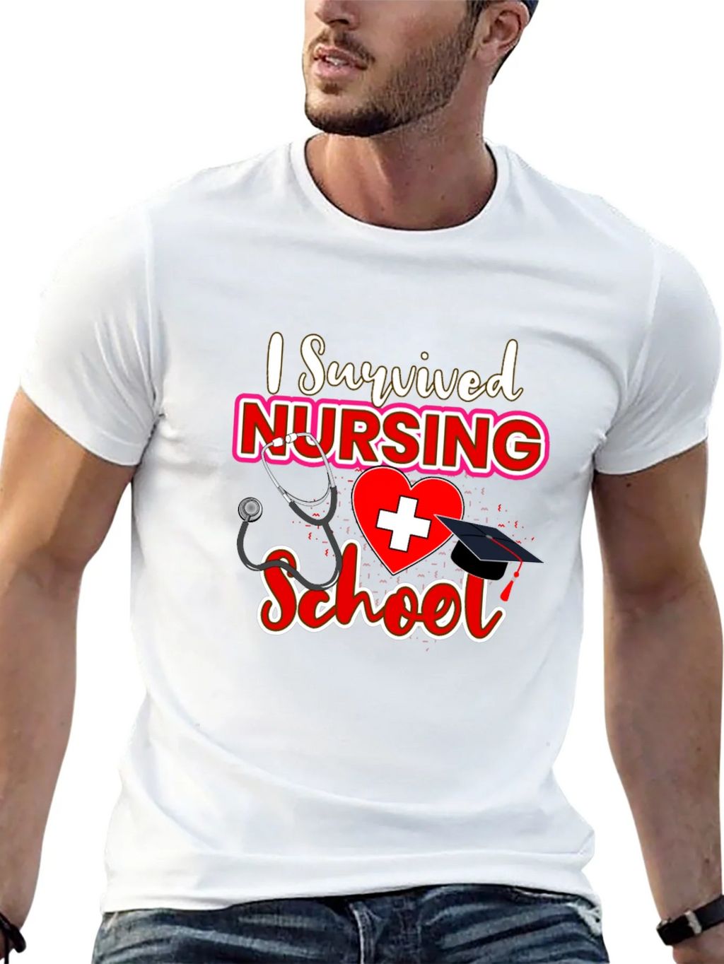 I Survived Nursing School T-Shirt product image 7
