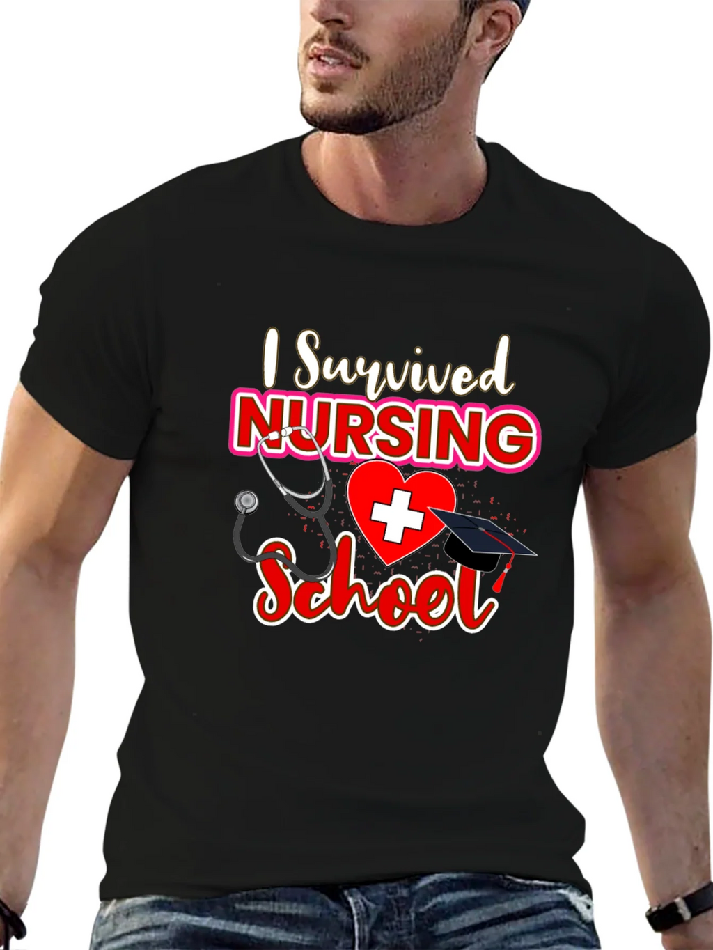 I Survived Nursing School T-Shirt product image 4