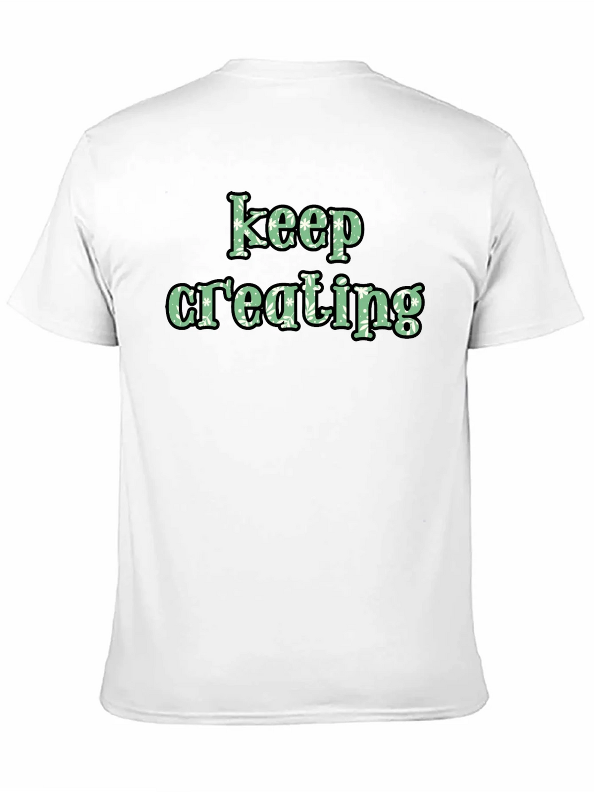 Keep Creating Black Graphic Tee product image 8