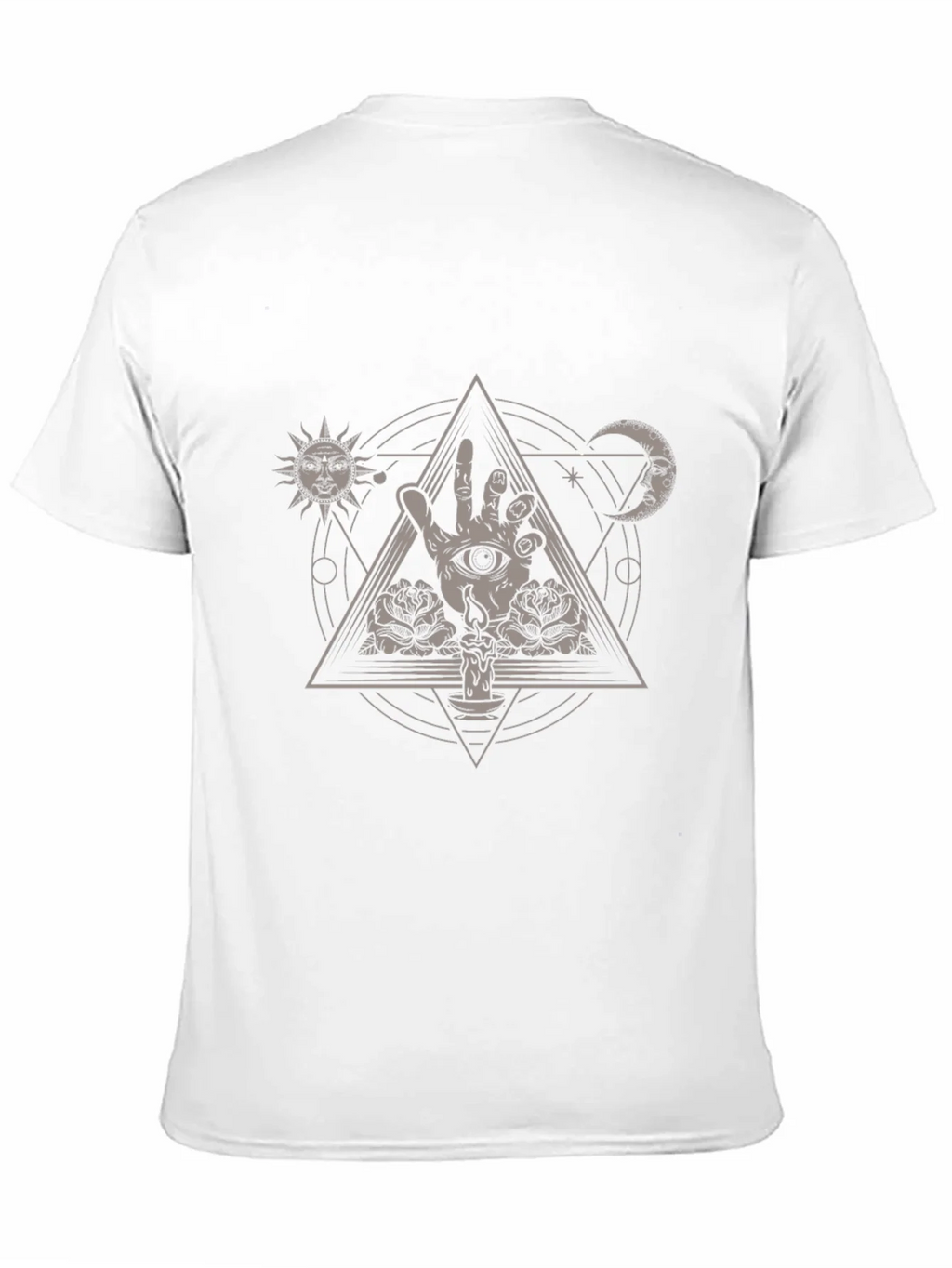Mystic Eye Hand Triangle Graphic Tee product image 8