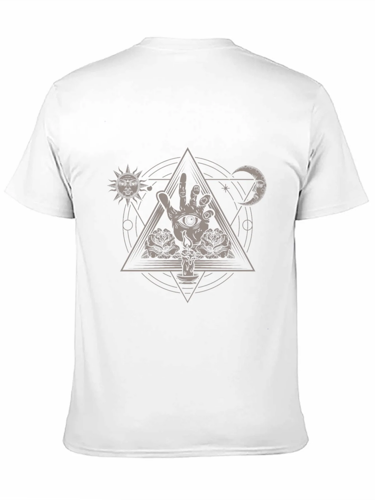 Mystic Eye Hand Triangle Graphic Tee product image 8