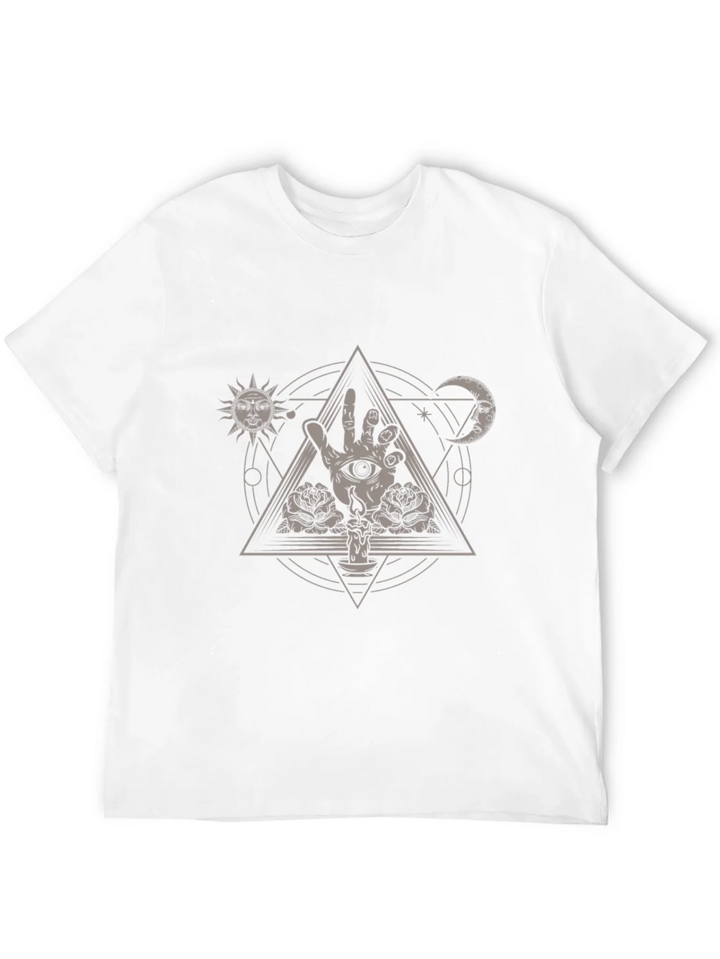Mystic Eye Hand Triangle Graphic Tee product image 9