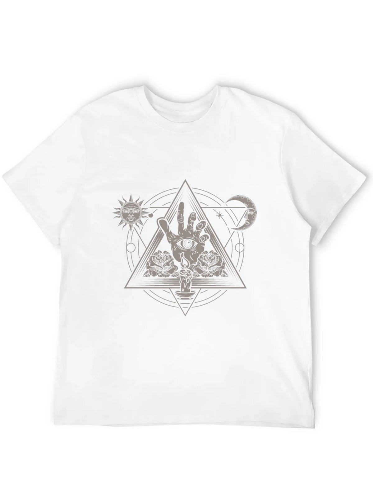 Mystic Eye Hand Triangle Graphic Tee product image 9