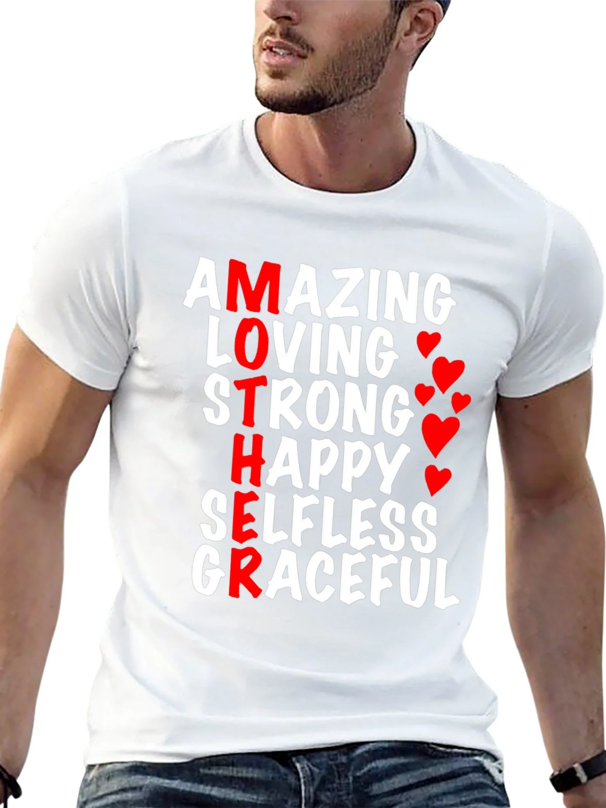 Amazing Mother Graphic T-Shirt - Black product image 12