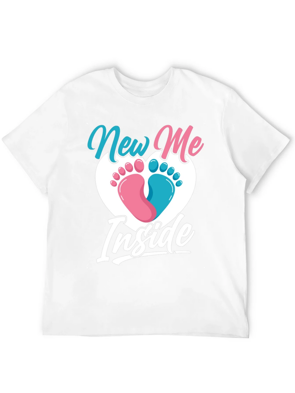 New Me Inside Gender Reveal T-Shirt product image 9