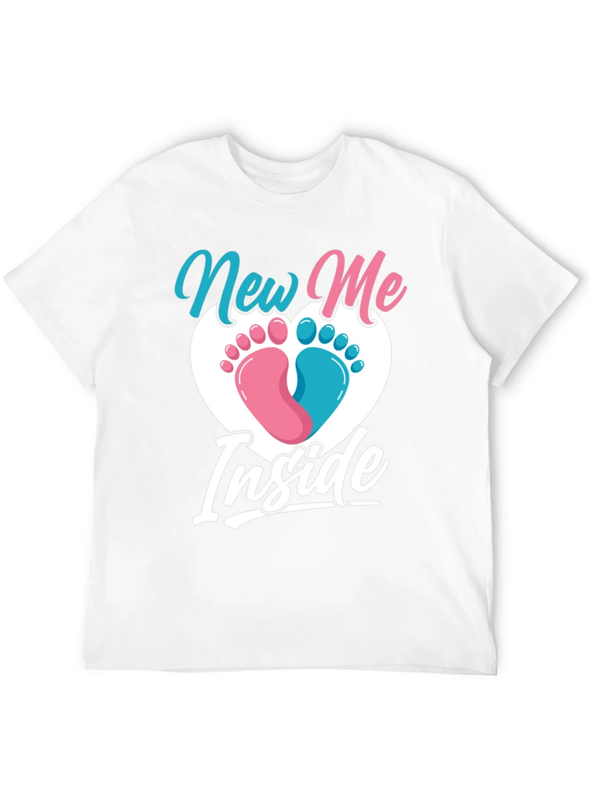 New Me Inside Gender Reveal T-Shirt product image 9