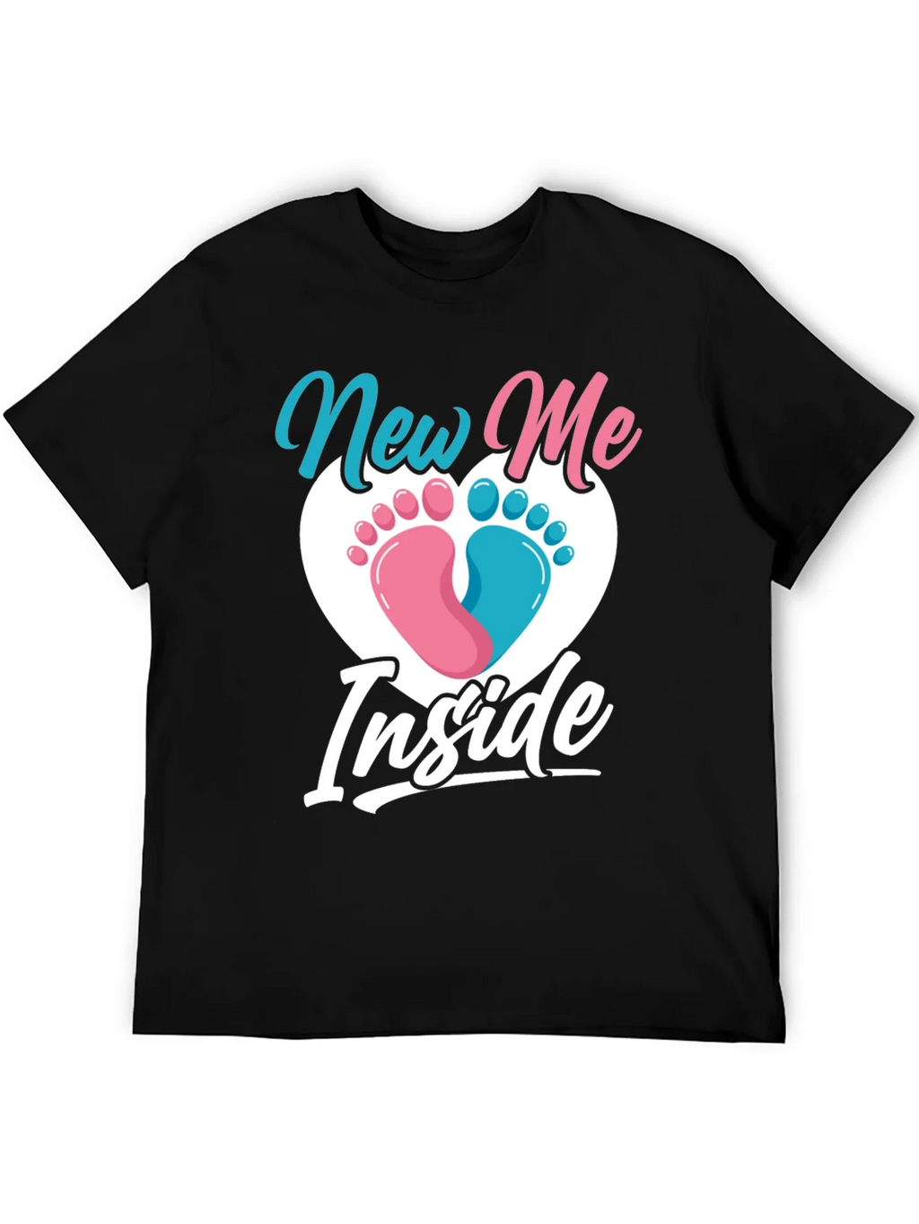 New Me Inside Gender Reveal T-Shirt product image 5