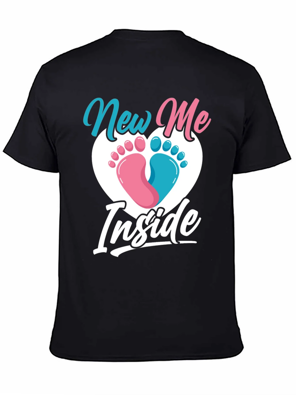 New Me Inside Gender Reveal T-Shirt product image 4