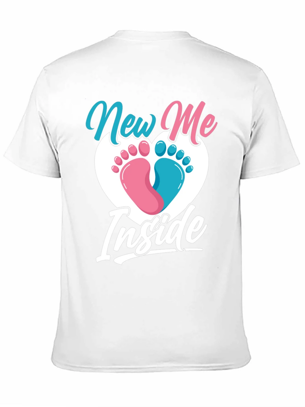 New Me Inside Gender Reveal T-Shirt product image 8