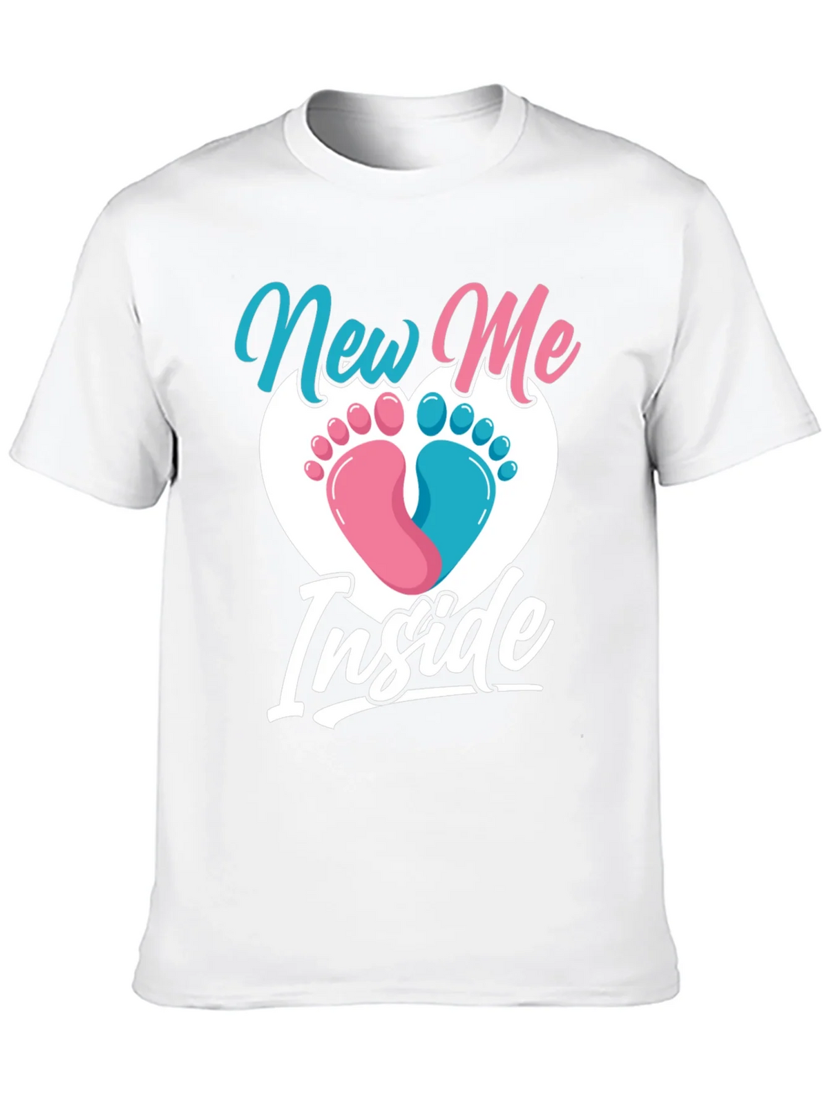 New Me Inside Gender Reveal T-Shirt product image 7