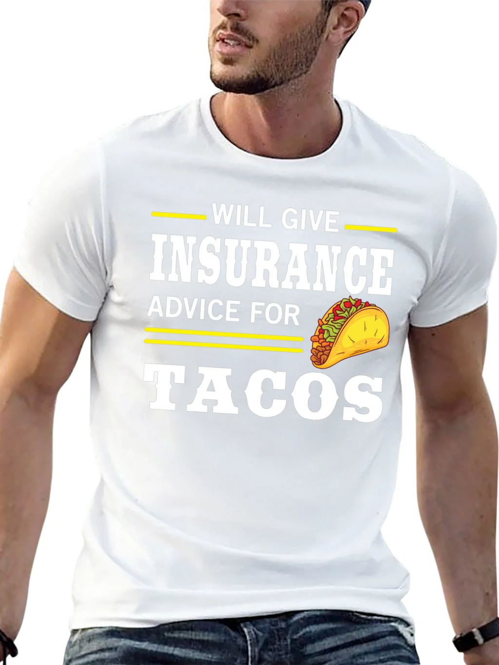 Insurance Advice For Tacos Graphic Tee product image 12