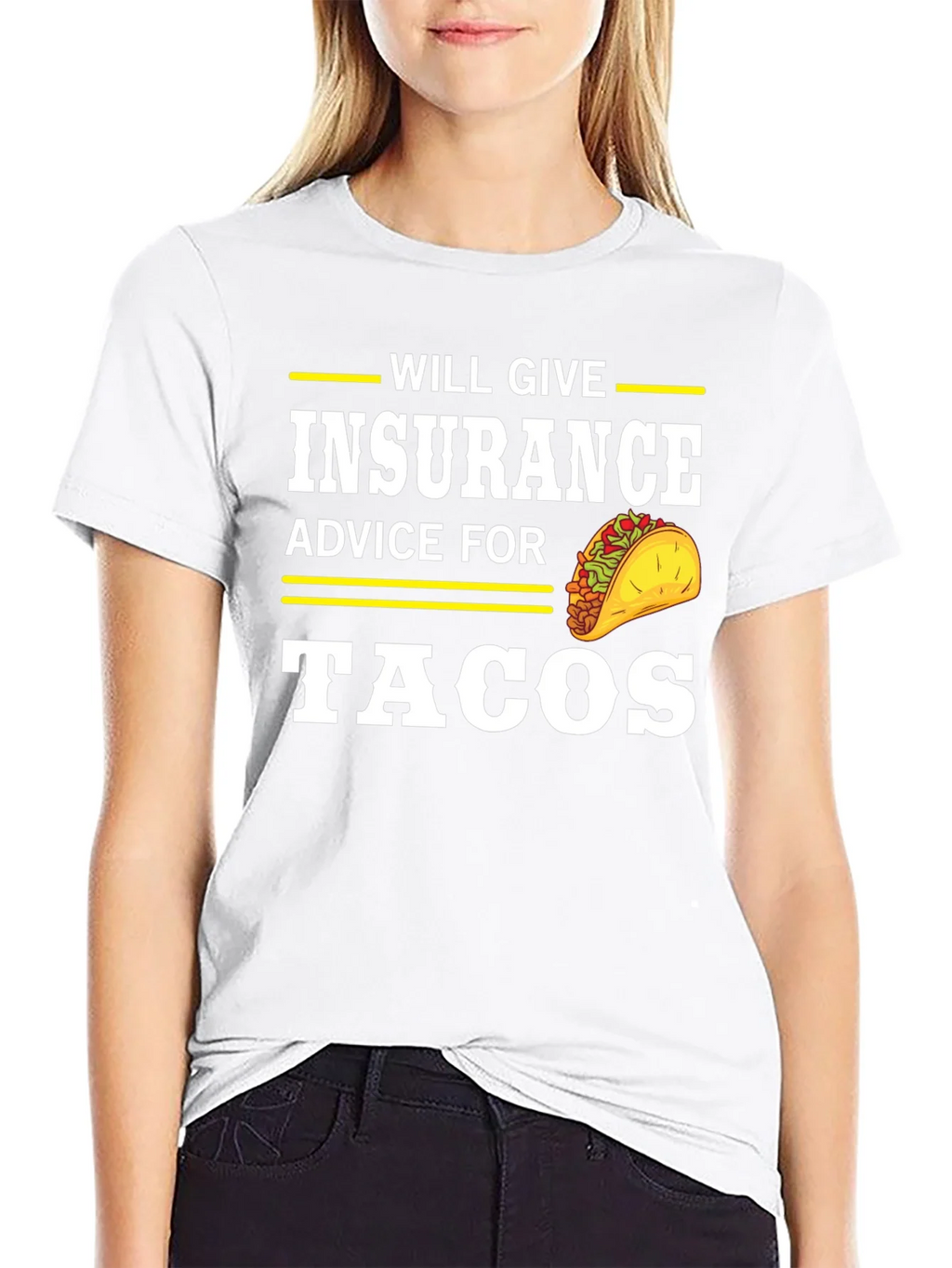 Insurance Advice For Tacos Graphic Tee product image 8