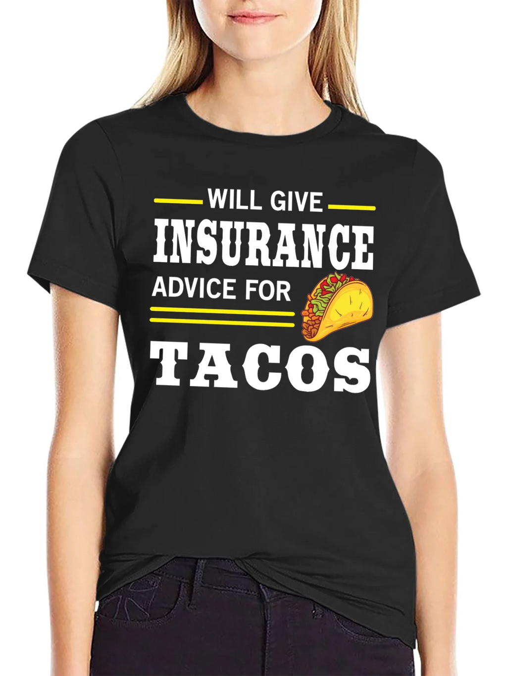 Insurance Advice For Tacos Graphic Tee product image 2