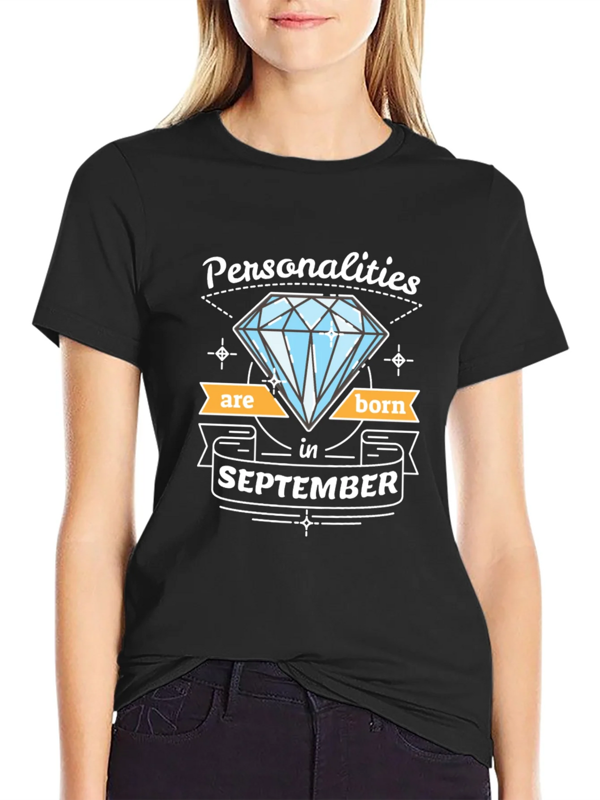 September Birthday Diamond T-Shirt product image 2