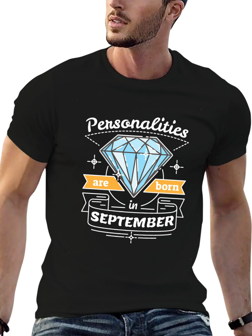 September Birthday Diamond T-Shirt product image 6