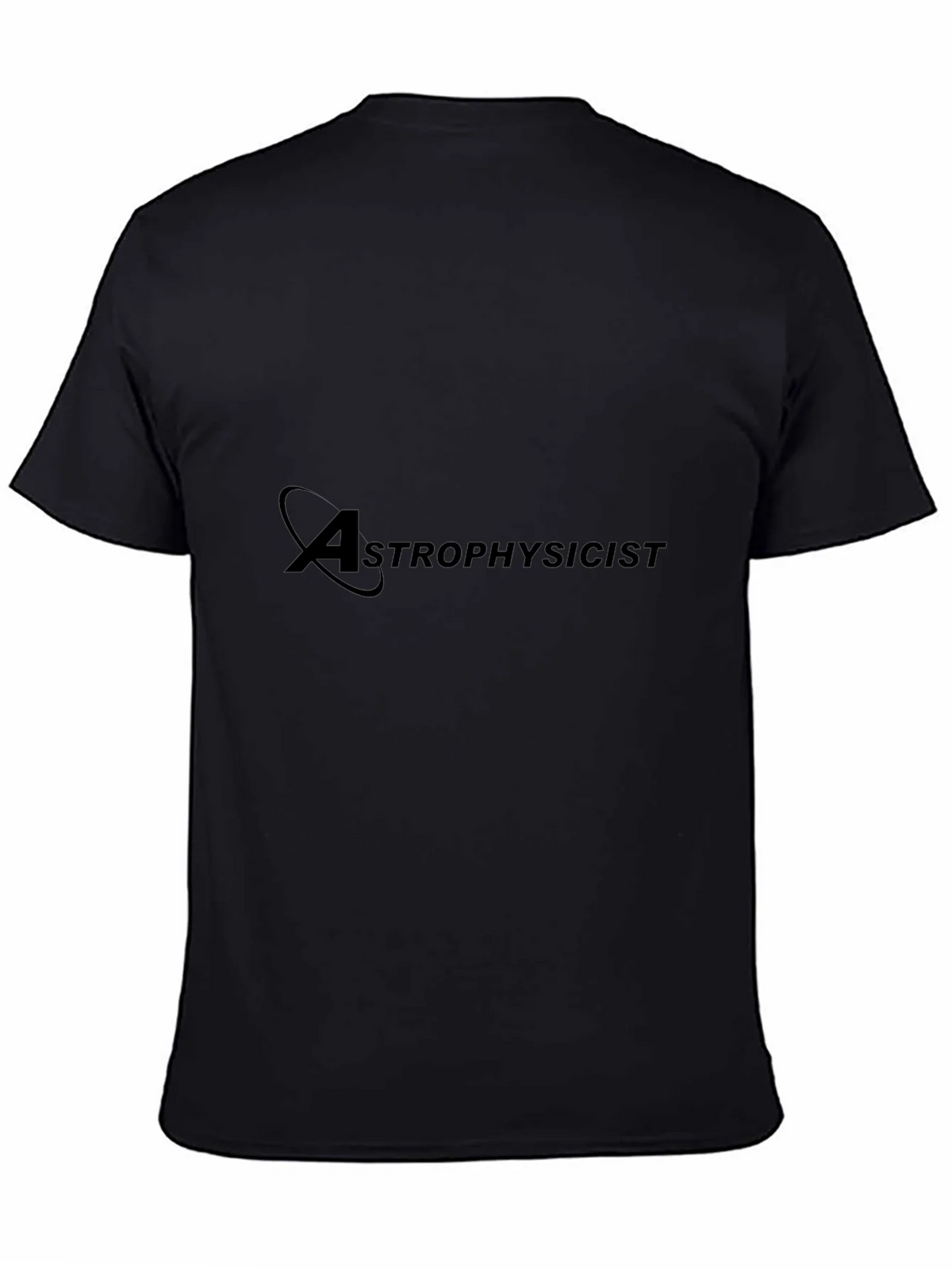 Astrophysicist Black Graphic T-Shirt - Science Apparel product image 4
