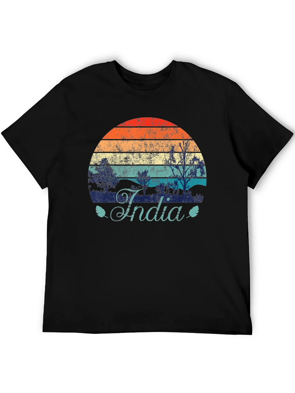 Vintage India Sunset Graphic T-Shirt product image 5