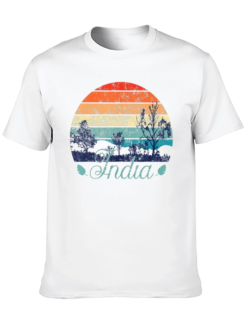Vintage India Sunset Graphic T-Shirt product image 9