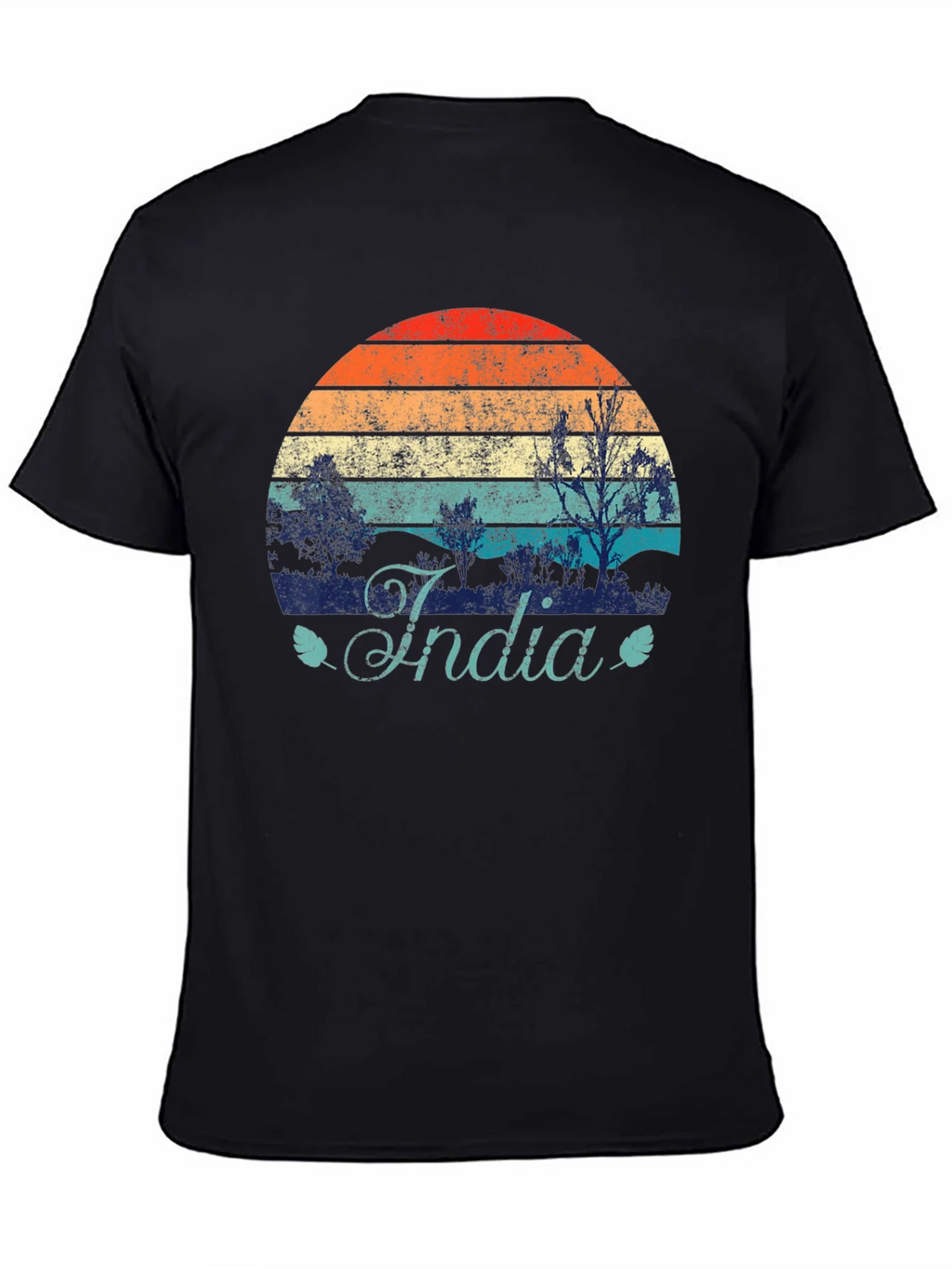 Vintage India Sunset Graphic T-Shirt product image 4