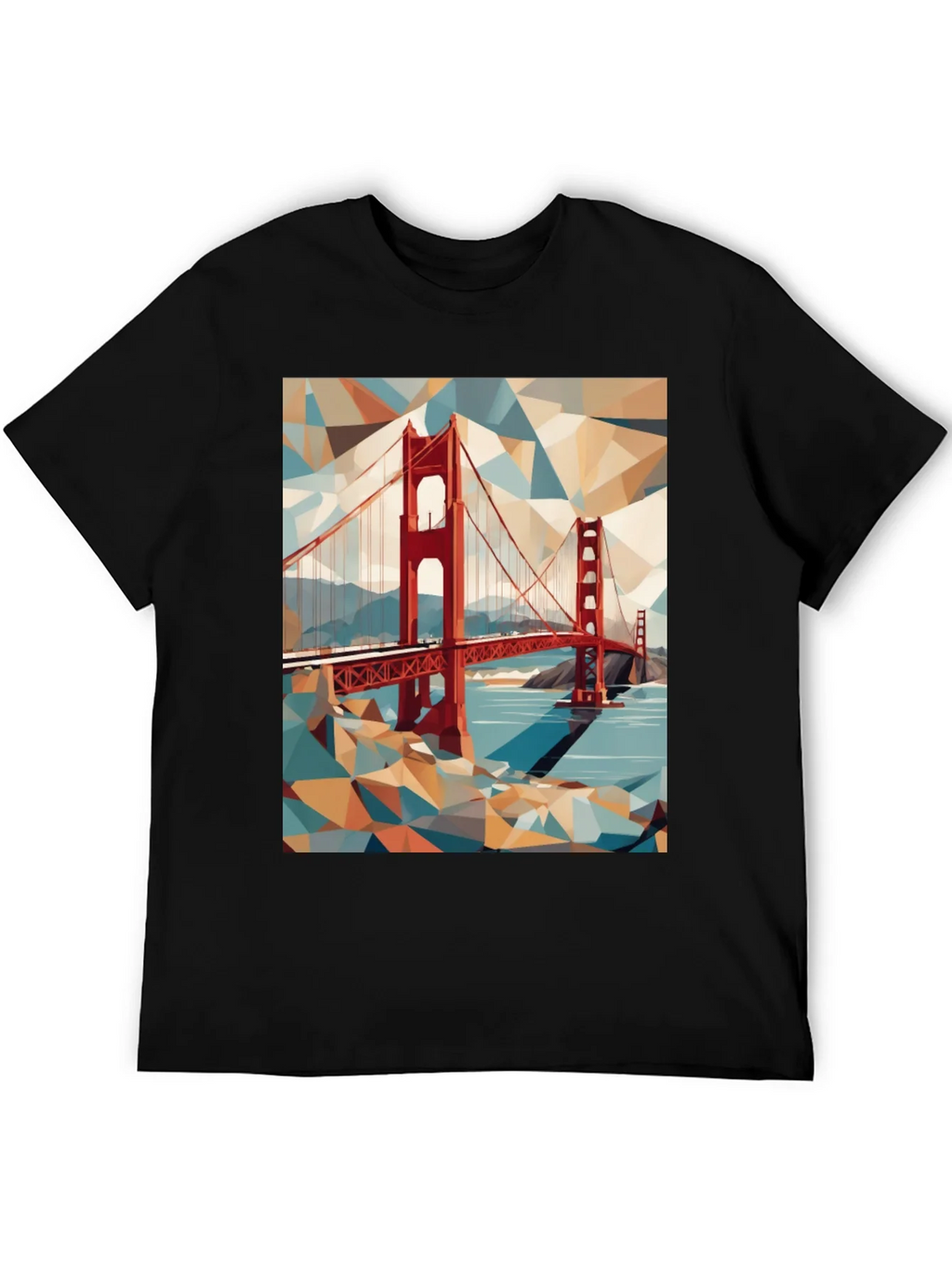 Golden Gate Bridge Graphic Tee - Artistic Design product image 3