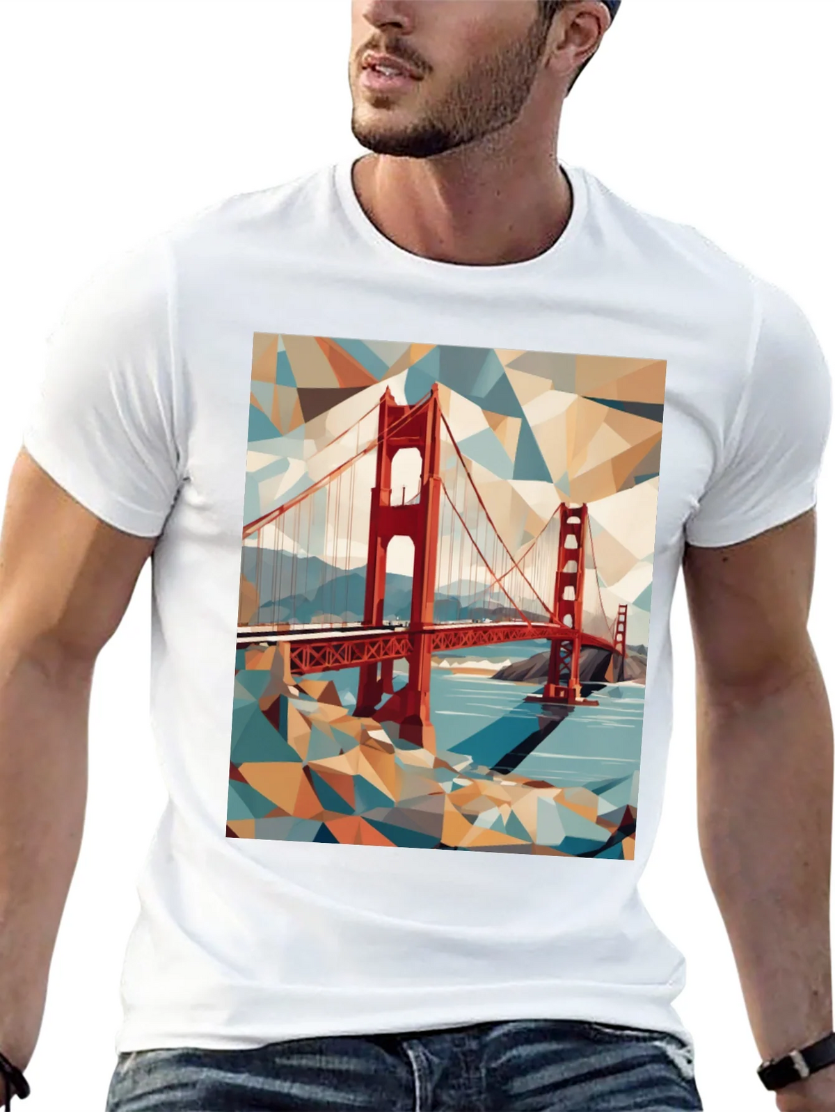 Golden Gate Bridge Graphic Tee - Artistic Design product image 7