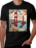 Golden Gate Bridge Graphic Tee - Artistic Design product image 1