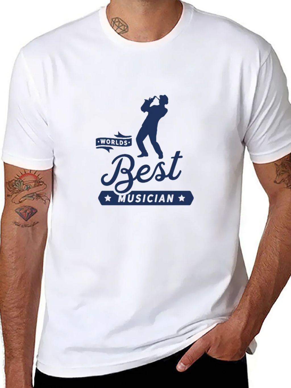 Worlds Best Musician Graphic T-Shirt product image 7