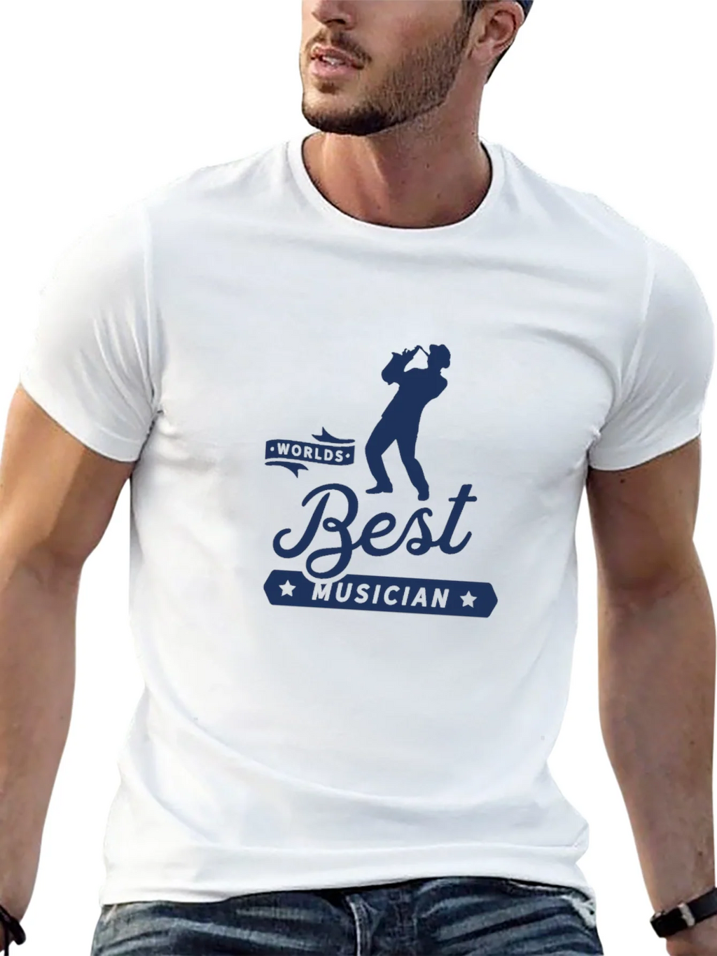Worlds Best Musician Graphic T-Shirt product image 12