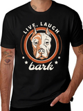 Live Laugh Bark Dog T-Shirt product image 1