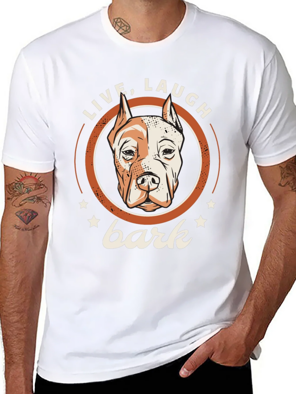 Live Laugh Bark Dog T-Shirt product image 7
