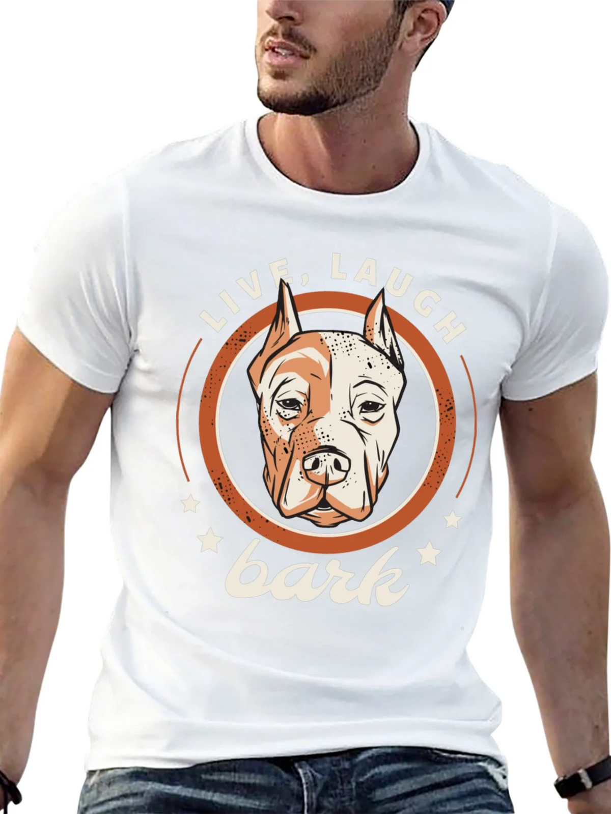 Live Laugh Bark Dog T-Shirt product image 12