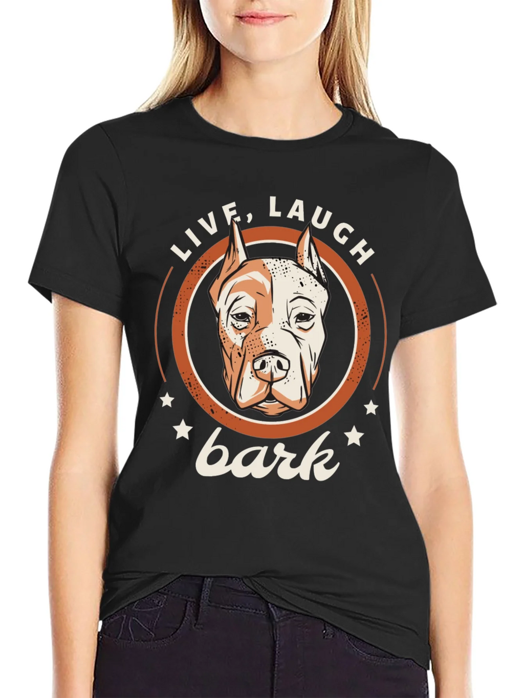Live Laugh Bark Dog T-Shirt product image 2