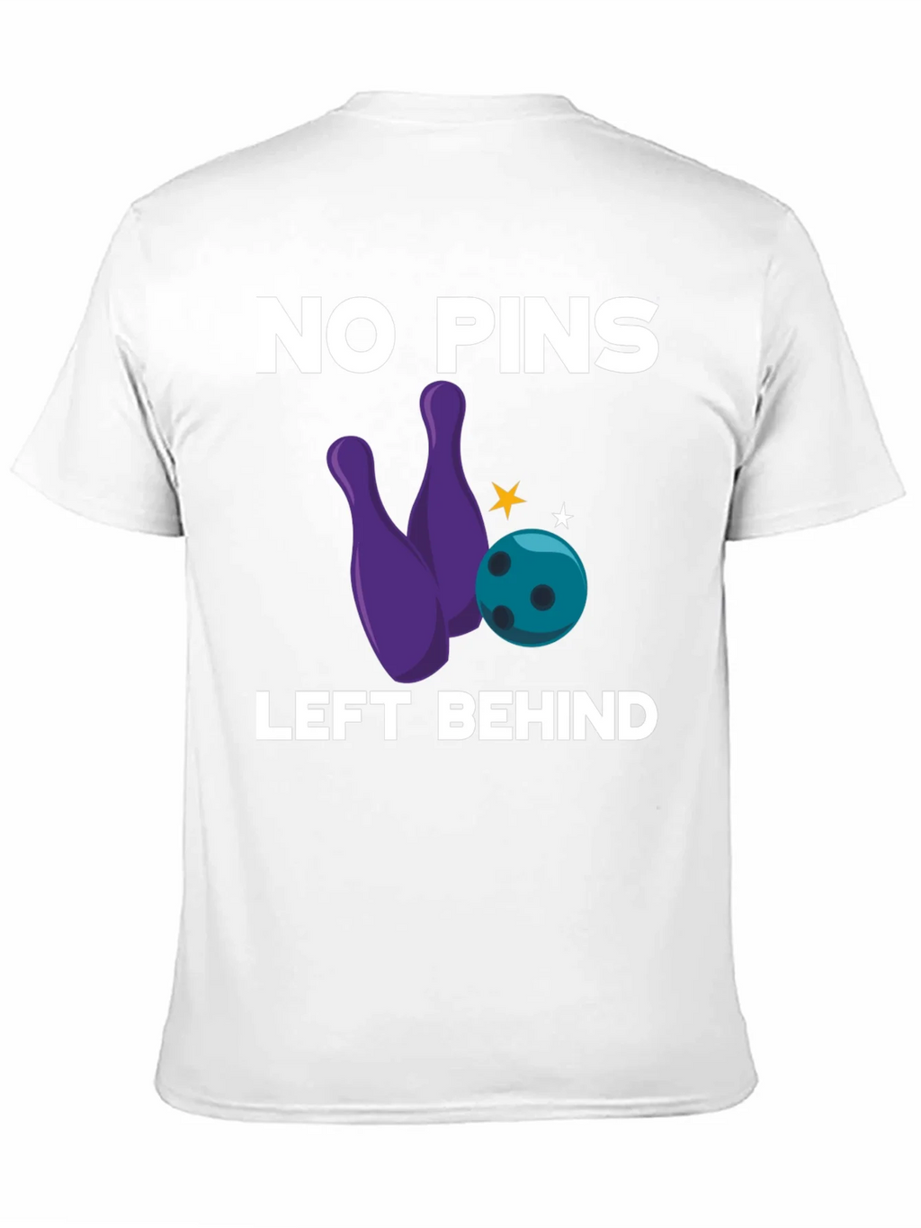 No Pins Left Behind Bowling Graphic Tee product image 10