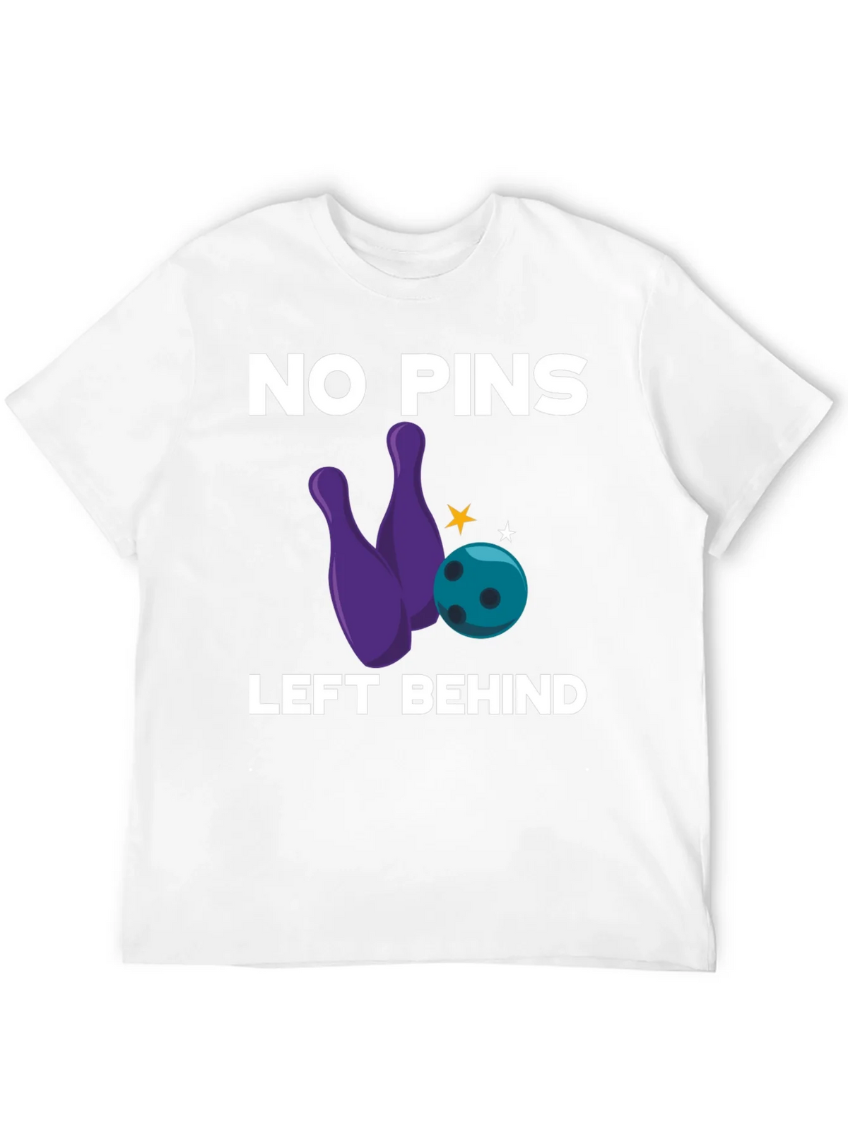 No Pins Left Behind Bowling Graphic Tee product image 11