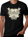 Angel Winged Graphic Print Black Tee product image 1