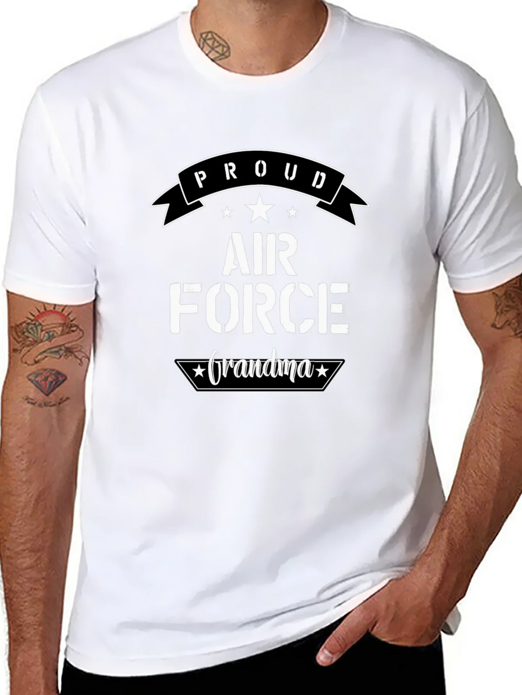 Proud Air Force Grandma T-Shirt product image 7