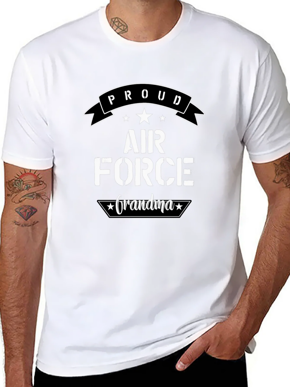 Proud Air Force Grandma T-Shirt product image 7