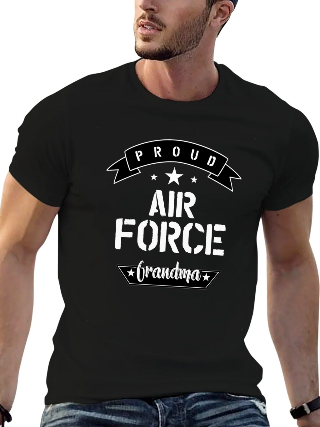Proud Air Force Grandma T-Shirt product image 6