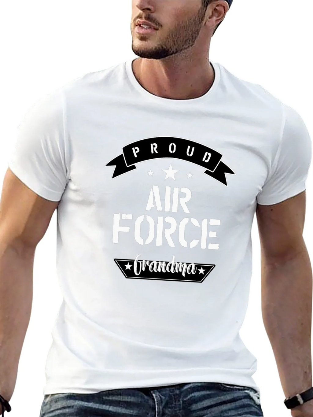 Proud Air Force Grandma T-Shirt product image 12