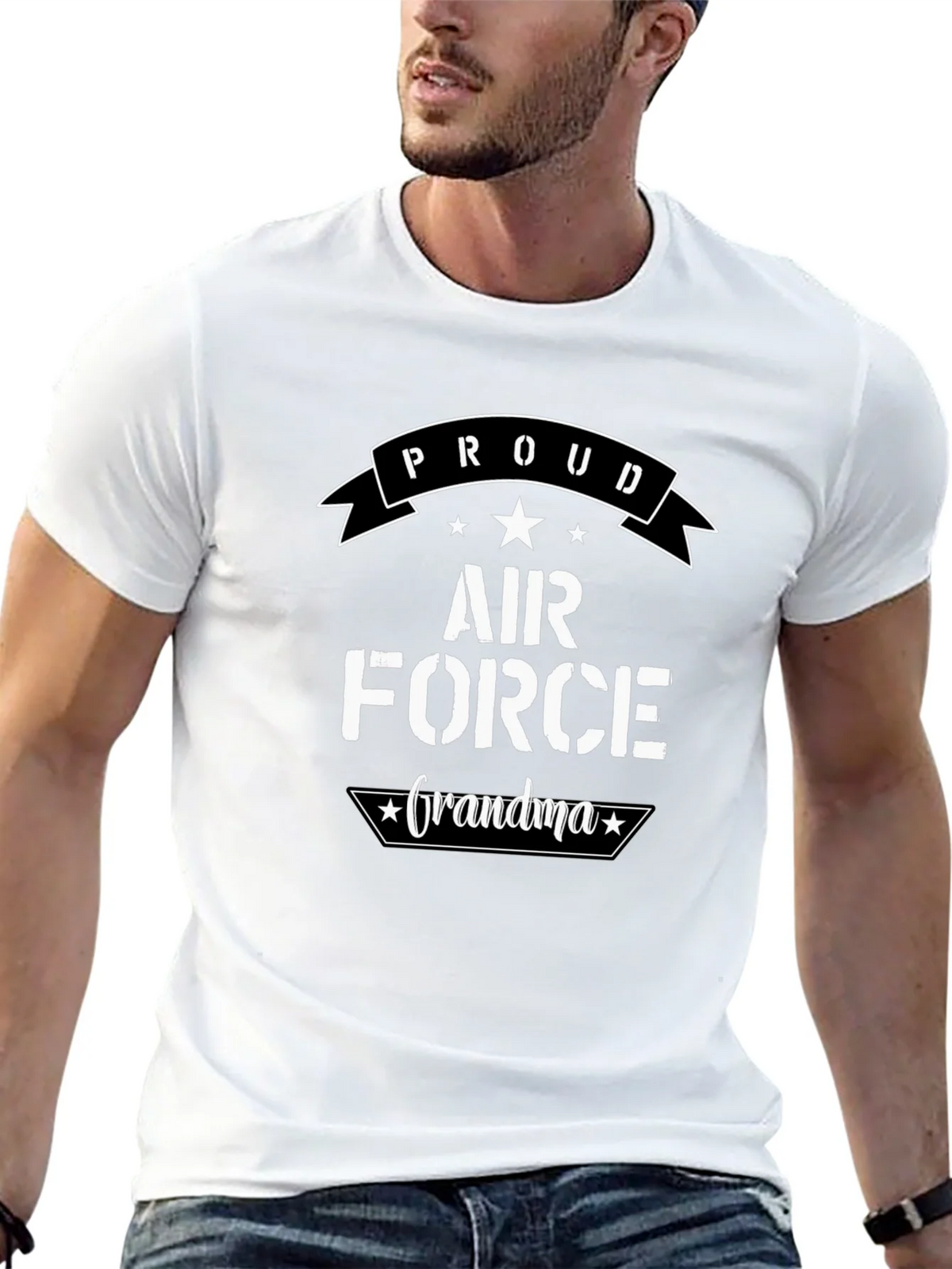 Proud Air Force Grandma T-Shirt product image 12