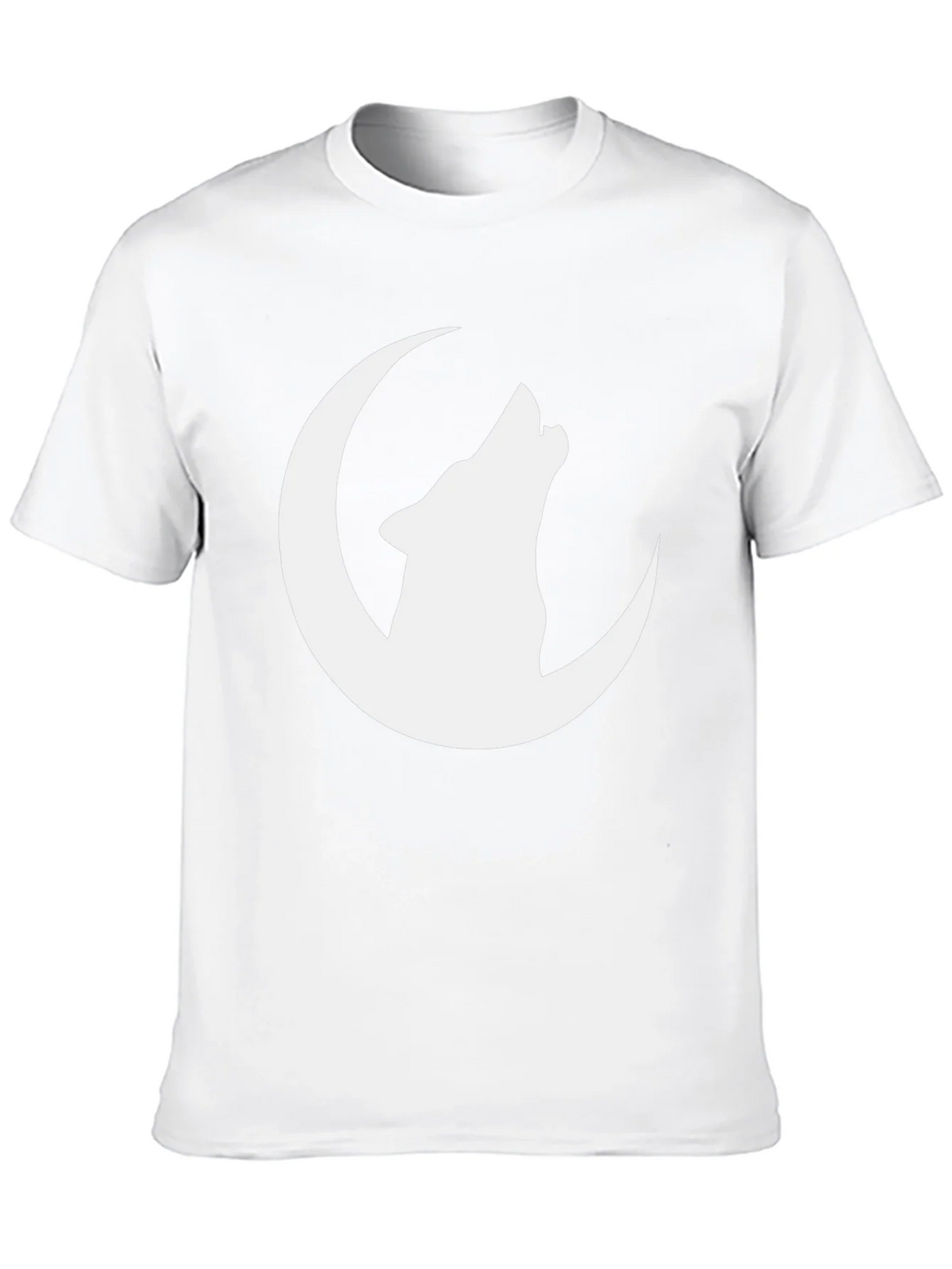 Wolf Moon Graphic Tee - Black Cotton T-Shirt product image 9