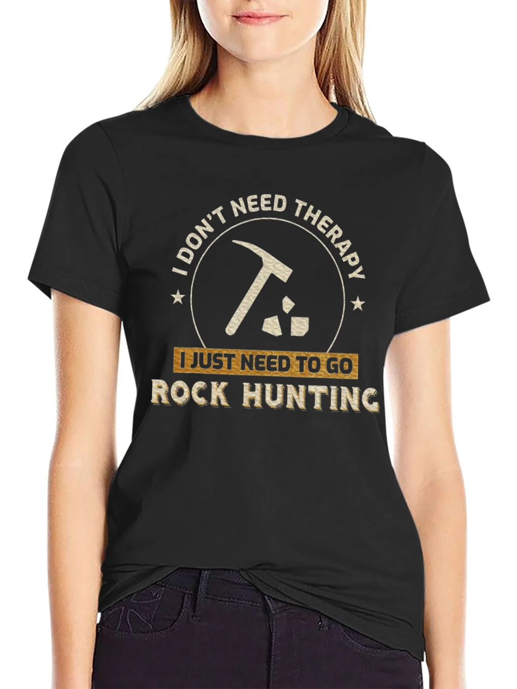 Rock Hunting Therapy T-Shirt product image 2