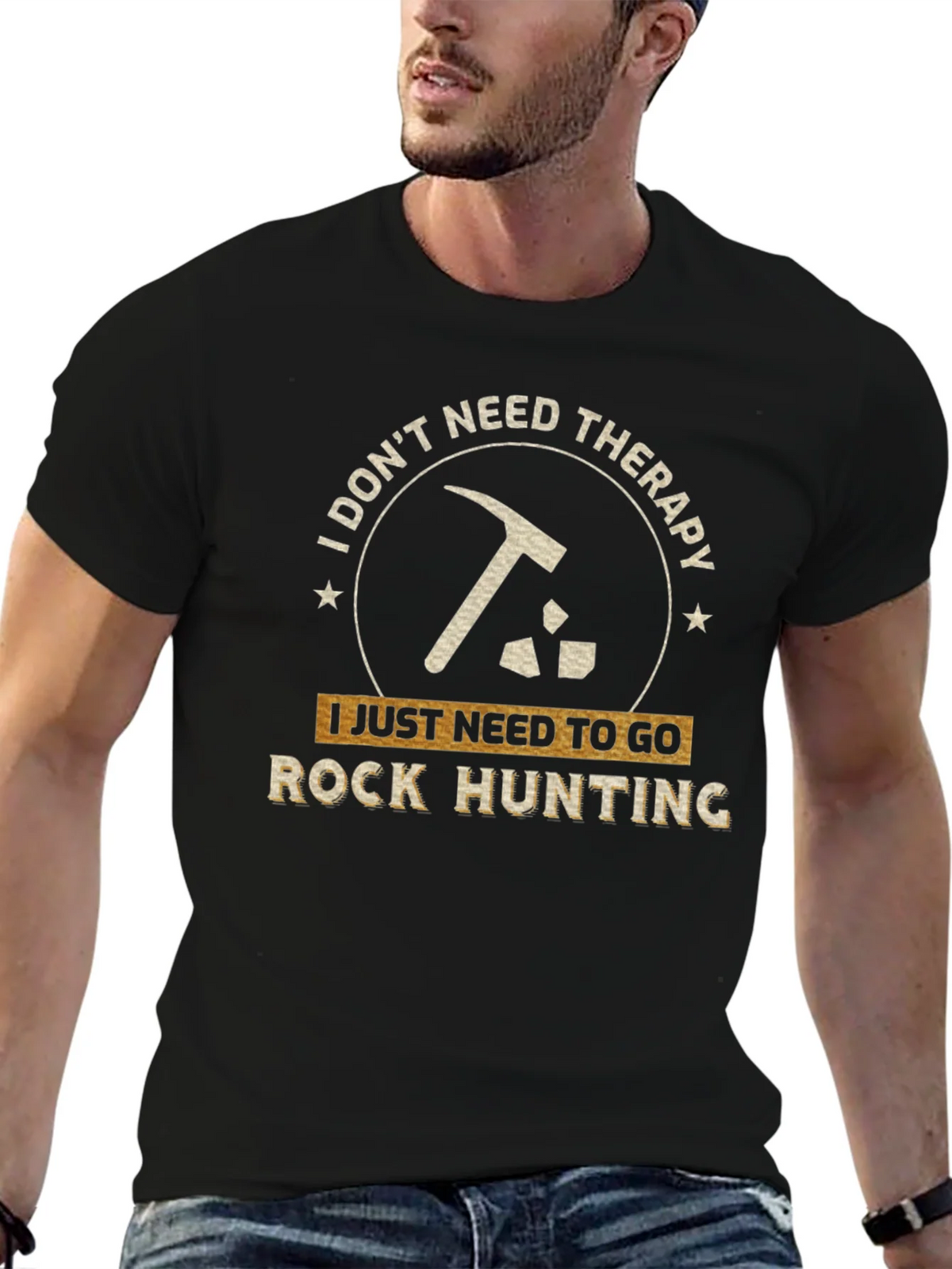 Rock Hunting Therapy T-Shirt product image 6