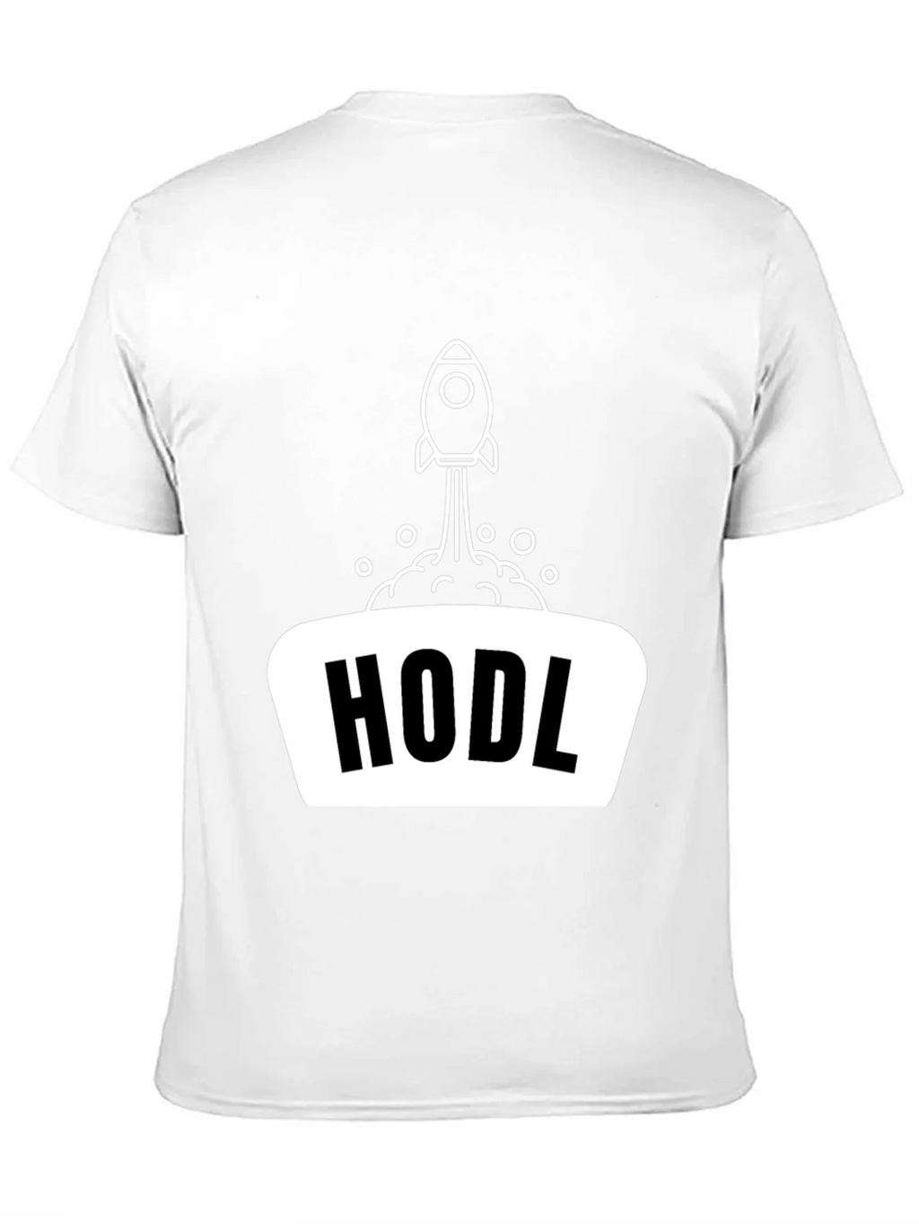 HODL Rocket Black T-Shirt - Crypto Investor Apparel product image 10