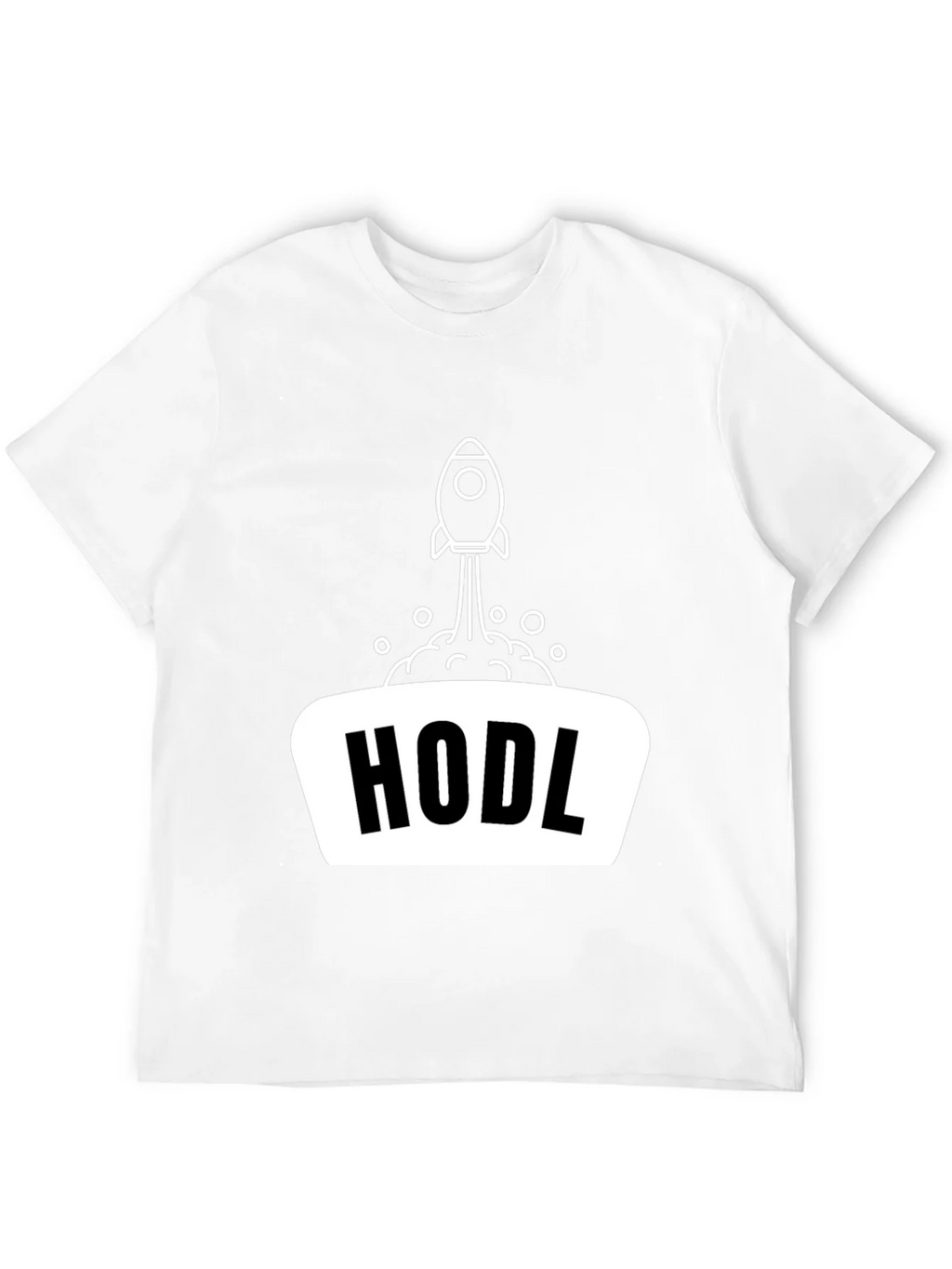HODL Rocket Black T-Shirt - Crypto Investor Apparel product image 11
