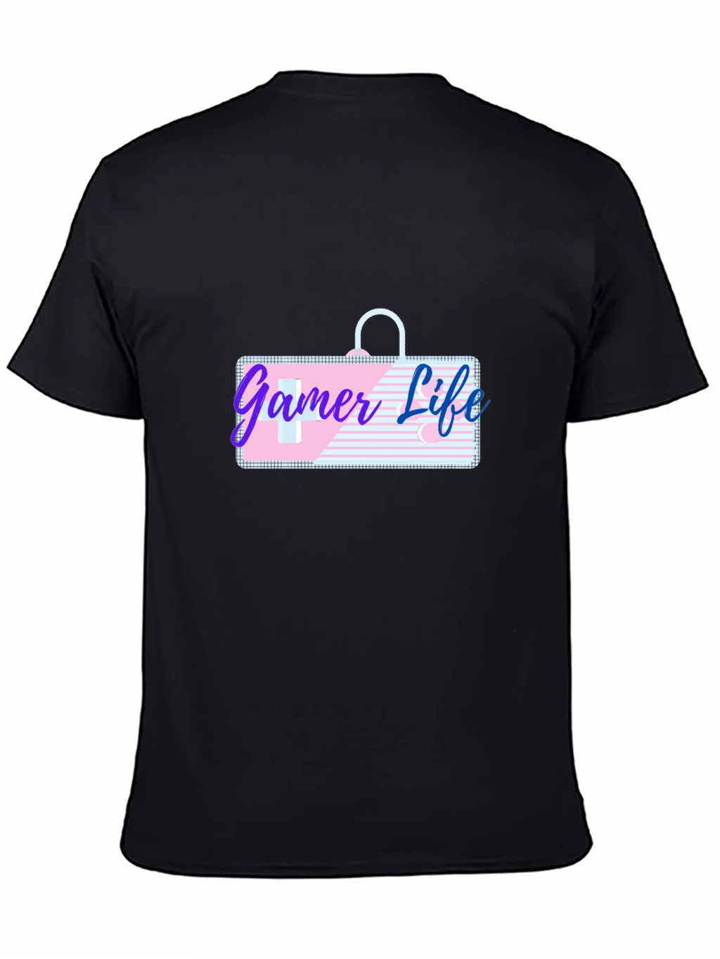 Gamer Life Graphic Tee - Black Casual T-Shirt product image 4