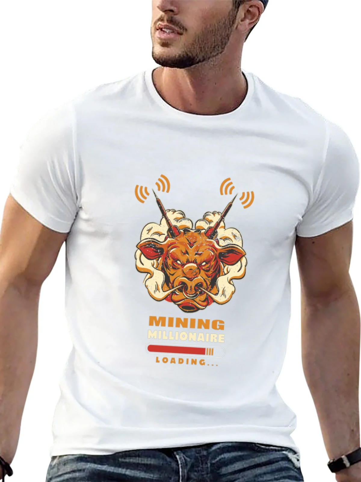 Mining Millionaire Bull T-Shirt - Crypto Trader Tee product image 9