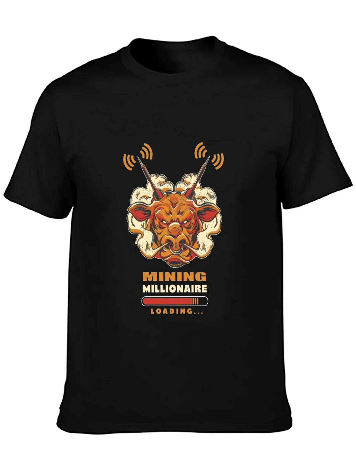 Mining Millionaire Bull T-Shirt - Crypto Trader Tee product image 1