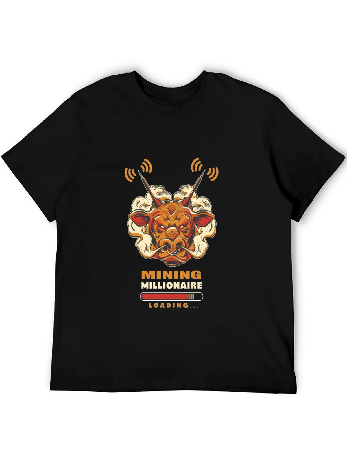 Mining Millionaire Bull T-Shirt - Crypto Trader Tee product image 3